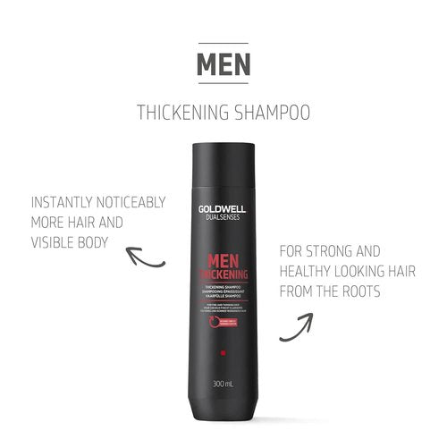 Goldwell Dualsenses Men Thickening Shampoo - 300mL | Boost Volume & Strength for Thicker Hair