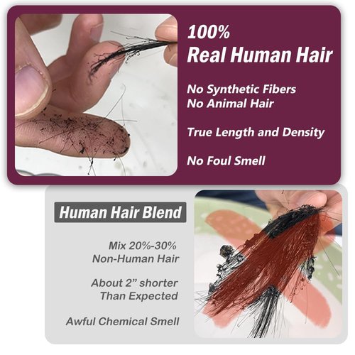 KRN Clip in Real Human Hair, 136g 8pcs Natural Black Hair Extensions Clip ins for Black Women Full And Thick Kinky Straight Clip in Human Hair Extensions 20 Clips Easy to Wear 14 Inch