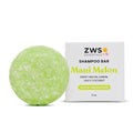 Maui Melon Shampoo Bar - Vegan Solid Hair Cleanser for Curly Hair | Sweet Melon & Coconut, Travel-Friendly