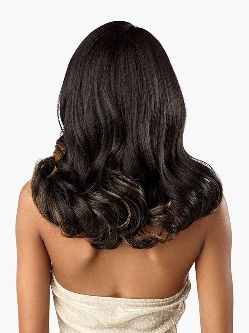 Sensationnel Butta Lace Wigs - Unit 13 Extra Wide 5 Inch Deep Parting Synthetic Preplucked Hairline Glueless Lacefront (BALAYAGEGOLD)