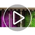 Light Saber Window Curtains Set - Purple Green Tie Dye for Kids Bedroom & Living Room, 52 x 84 Inches, 2 Panels