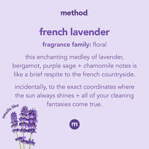 Method Gel Hand Wash, French Lavender, 12 fl oz (Pack of 6)