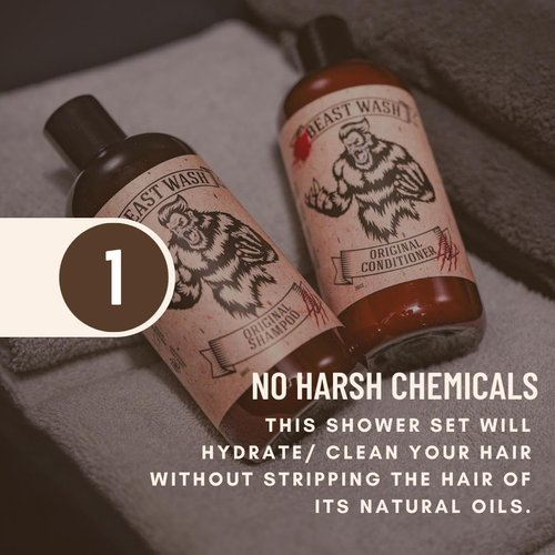 Johnny Slicks Hair Cleaning Kit | Organic Shampoo & Conditioner for Scalp Hydration - 2 Piece Set