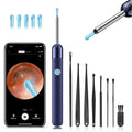 Loyker Ear Wax Removal, Ear Cleaner with Camera with 1080P, Otoscope with Light, Ear Wax Removal Kit with 6 Ear Pick, Ear Camera for iPhone, iPad, Android Phones (Blue)