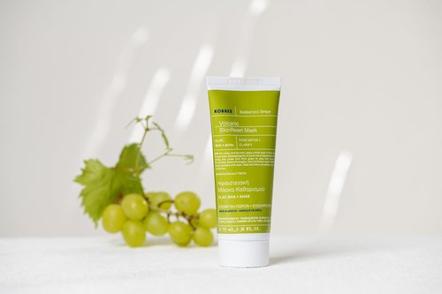 KORRES Santorini Grape Gel Face Moisturizer - Poreless Hydration with Hyaluronic & Salicylic Acid | 0.68 fl oz