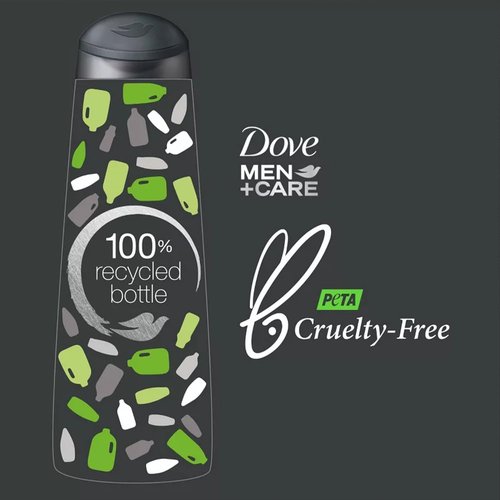Dove Men+Care Travel Essentials Bundle – Extra Fresh Body & Face Wash & Fresh + Clean 2-in-1 Shampoo, 3 Oz Ea
