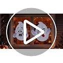 Halloween Inflatable Window Ghosts - 3.5 Ft Flying Ghost Decorations with LEDs & Suction Cups - White Ghost Variation