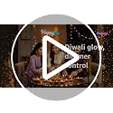 Diwali Neon Sign - Festive Wall Decor with Dimmable Brightness - Indoor Festival Lights - Mandir