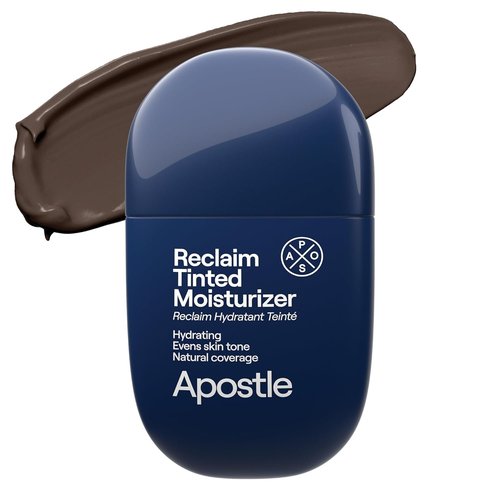 APOSTLE Tinted Moisturizer for Men - Hydrating Formula with Niacinamide & Vitamin E | 1 Fl. Oz.