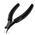 FVION Straight Blade Toenail Clippers, Comfort Handle Ingrown Toe Nail Clippers for Thick Nails for Seniors, Finger Nail Clippers for Adult (Black)