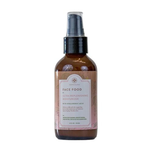 Dermaglove Face Food - Hydrating Moisturizer for Fine Lines & Dullness with Hyaluronic Acid - 4 Fl Oz