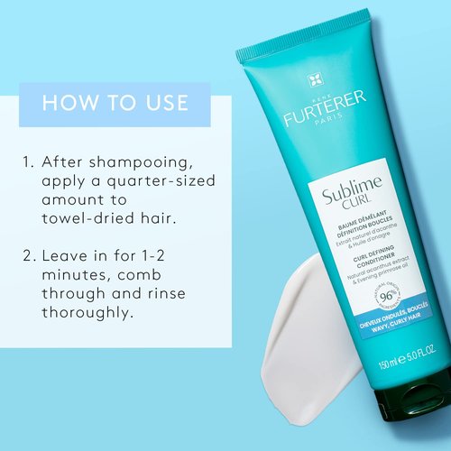 Rene Furterer SUBLIME CURL Curl Activating Conditioner - Frizz Control for Curly & Wavy Hair - 5 Fl Oz
