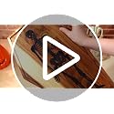 Halloween Coffin Charcuterie Board with Skeleton Engraving - Party Decor