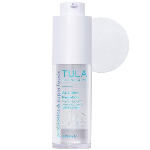 TULA Skincare Ultra Hydration Serum - Triple Hydra Complex for Fine Lines & Dehydration | 1 FL OZ