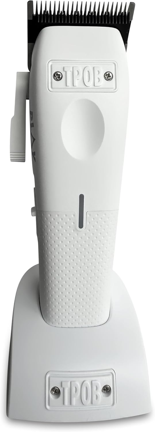 TPOB Mini Play Professional Hair Clippers - Sleek White Design for Precision Grooming