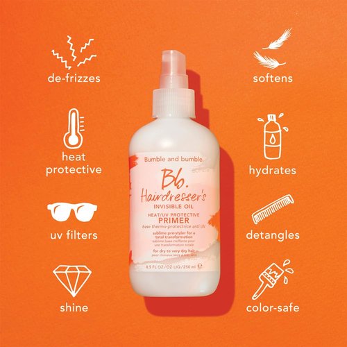 Bumble and bumble. Hairdresser's Invisible Oil Leave-In Conditioner - Heat & UV Protection | Hydrating, Anti-Frizz | All Hair Types