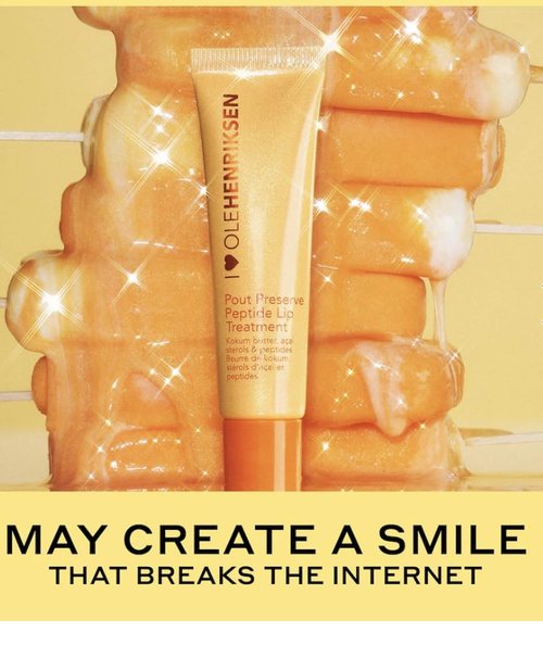 Ole Henriksen Pout Preserve Hydrating Peptide Lip Treatment - Citrus Sunshine Glimmer