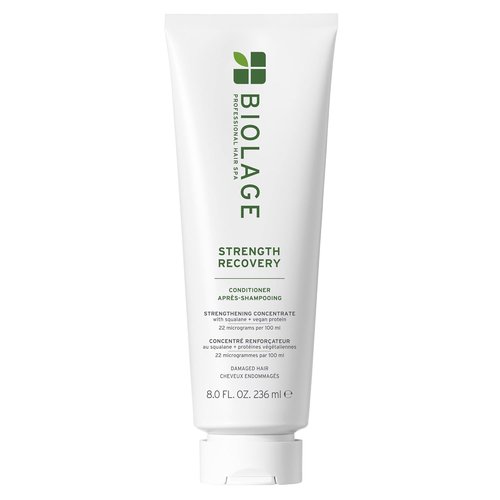 Biolage Strength Recovery Conditioner - Moisturizes & Strengthens Damaged Hair | Hydrating Formula with Olive Squalane & Vegan Proteins