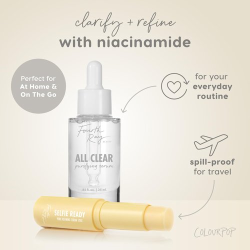 ColourPop All Clear Purifying Face Serum - Salicylic Acid for Blemish Control & Even Skin Tone | 0.85 fl oz