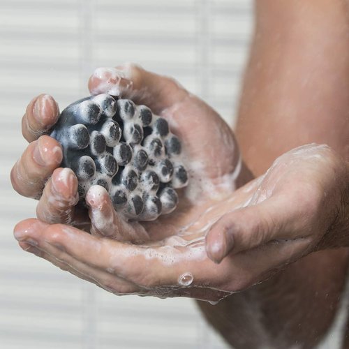Jack Black Charcoal Body Bar - Exfoliating Massaging Soap for Deep Cleansing | 7 oz