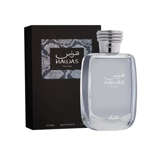 RASASI Hawas For Men Eau De Parfum Spray - Long Lasting 100ML | Bold Arabian Fragrance for Daily Elegance & Special Occasions