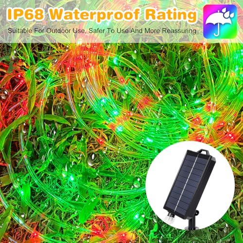 33FT 100 LED Solar String Lights with Remote - Waterproof Outdoor Rope Lights - Variation of THIS listing
