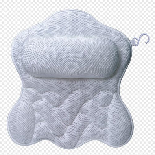 ODOX.MS Bath Pillow for Tub,Bathtub Pillow,Bath Pillows for tub Neck and Back Support,4D Mesh Fabric Strong Suction Waterproof Relaxing Headrest,Bath Accessories Spa Gifts