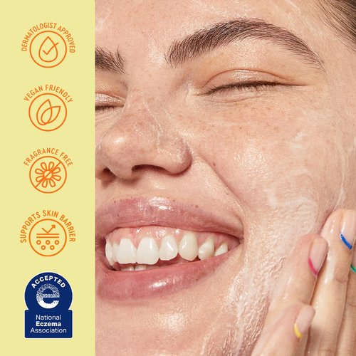 BYOMA Creamy Jelly Cleanser - Hydrating Face Wash for Sensitive Skin - Tri-Ceramide Formula - 5.91 fl oz