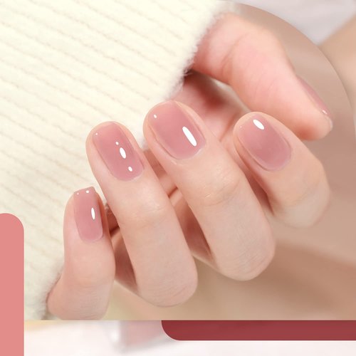 GAOY Rose Garden Jelly Gel Nail Polish Kit - 6 Sheer Colors for Salon Quality Manicure & DIY Nail Art