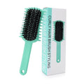 Skiennix Curly Hair Brush - Volume Curl Defining Tool for Easy Detangling & Styling | Green