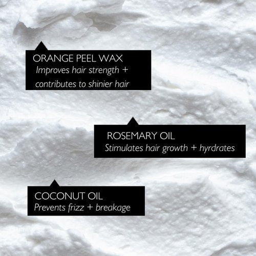 UPCIRCLE Jumbo Conditioner Crème with Rosemary Oil + Vitamin E - 150ml – Gentle Formulation To Repair + Protect – Bamboo Extract + Orange Peel – Natural, Vegan + Cruelty-Free