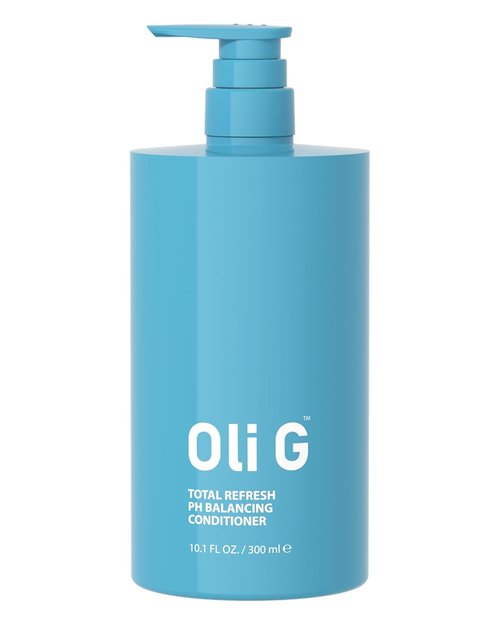 Oli G Total Refresh Hair Conditioner - Lightweight pH Balancing Formula with Marula Oil & Shea Butter - 10 fl oz