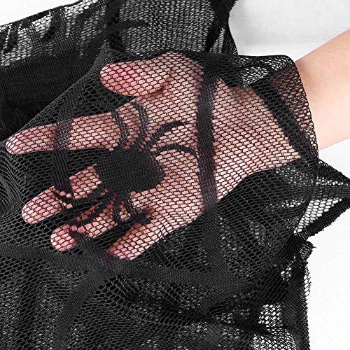 40 Inch Black Lace Spider Web Tablecloth Halloween Party Decor