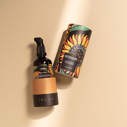 iYURA Balaayah Black Gram Body Booster Oil - Luxurious Ayurvedic Massage & Moisturizer | Fast-Absorbing, Non-Sticky | 3.38 fl oz