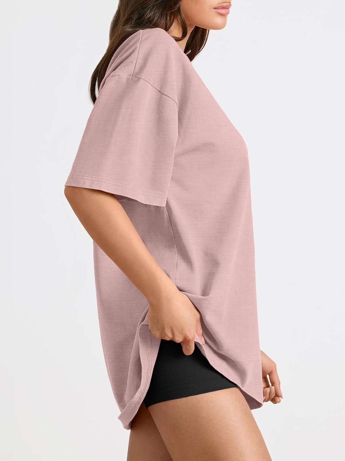 Trendy Queen Women's Oversized Summer T-Shirts - Plus Size Casual Tops for Spring | Short Sleeve Fashion