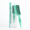 Skiennix Curl Defining Brush - Detangling & Shaping Tool for Curly Hair | Vented Design, Reduces Frizz (Green)