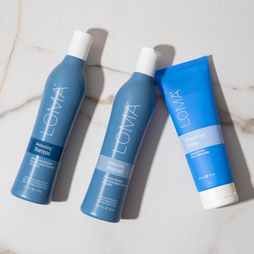 LOMA Smoothing Creme - Frizz Control & Shine Enhancer | 8.45 Ounce Size