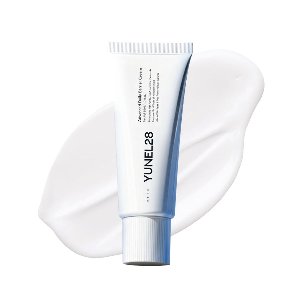YUNEL28 PDRN Barrier Cream 32000ppm – 5 Actives for Glass Skin | Korean Moisturizer with Niacinamide 2%, Panthenol 1%, TECA & 8-Type Hyaluronic Acid | Fragrance Free | Sensitive Skin | 1.69 fl oz