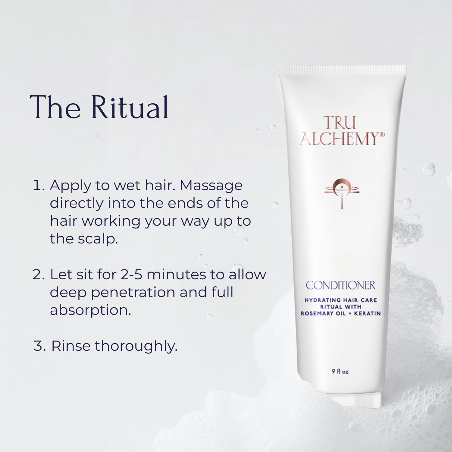 Tru Alchemy Hair Conditioner - Sulfate-Free Formula for Damaged & Dry Hair - 9 Fl Oz | Hydrate & Restore