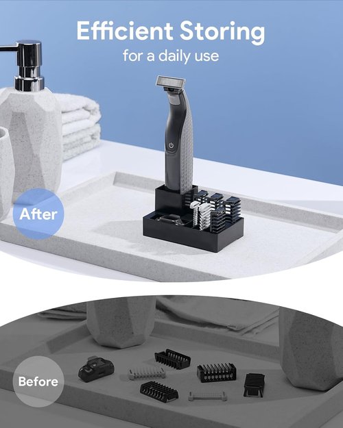 Guide Guards with Stand - Premium Replacement Combs for O Blade QP2724, QP2834, QP25XX, QP26XX, QP65XX, QP66XX | 6PC Set with 1/2/3/5mm Sizes