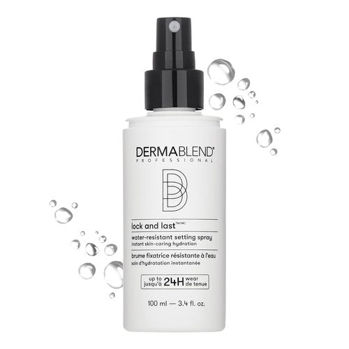 Dermablend Lock And Last Setting Spray - Water-Resistant Finishing Spray With Witch Hazel | Lightweight Natural Finish