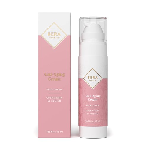 Berayouth Anti-Aging Cream, Facial Moisturizer, With Plant Stem Cells, Helps Reduce Wrinkles, 100% Natural Ingredients, Cruelty Free, by L’Eudine