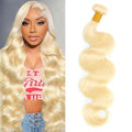 OUAYESI 613 Bundles Human Hair Body Wave Blonde Bundles Human Hair 16 Inch 100% Unprocessed 12A Brazilian Virgin Raw Weave Bundles Human hair Blonde Bundle Body Wave Extensions for Women