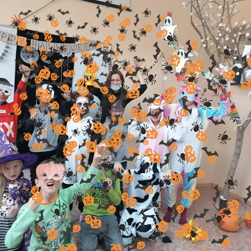 Halloween Confetti Decorations - 100 Pieces Table Scatter for Party Supplies