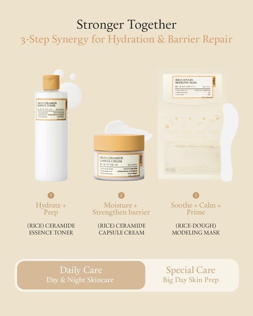 FULLY Rice Ceramide Moisturizing Cream – Deep Hydration Korean Facial Cream with Rice Bran Extract & Ceramide, Strengthens Barrier, Glowing Skin, Fragrance-Free, Vegan& Dermatologist Tested 3.04 fl.oz