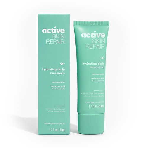 Active Skin Repair SPF 50 - EWG-Certified Hydrating Mineral Sunscreen & Face Moisturizer | 1.7 fl. oz.