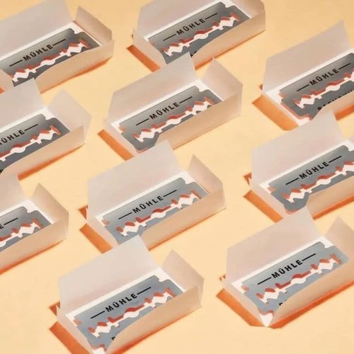 MUEHLE 10 Double Edge Blades with for Safety Razors, 1 Pound