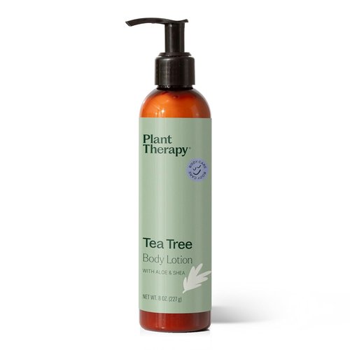 Plant Therapy Tea Tree Body Lotion - Hydrate & Nourish Skin with Aloe & Shea | 8 oz