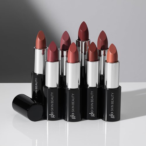 Glo Skin Beauty Satin Lipstick (In Bloom) | Nourishing Longwearing Lip Stick Packed with Skincare Benefits