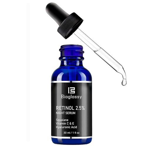 Skiennix Retinol Serum - 2.5% Intense Night Formula with Squalane, Vitamin C & E | 30 ml for Youthful Skin